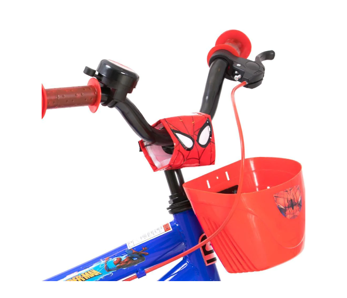 Spartan 12 Inch Marvel Spiderman Bicycle For Kids - Red and Blue - Zoom Image 3