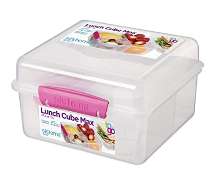 Sistema 2Litre To Go Lightweight Cube Lunch Max Box - Zoom Image 2