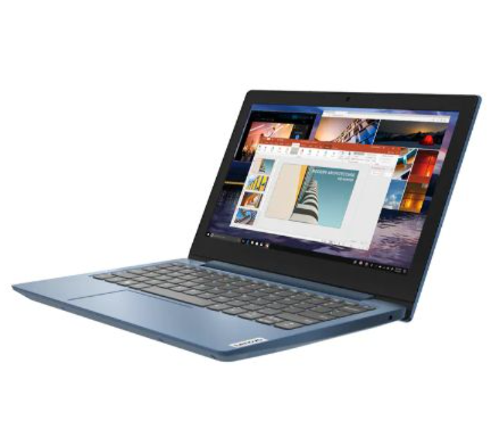 Lenovo 81VT008TAK IdeaPad 1 11IGL05 11.6 Inch HD Intel Celeron N4020 Processor 4GB DDR4 RAM 128GB SSD Integrated Intel UHD Graphics 600 DOS Non-backlit English Keyboard - Ice Blue - Zoom Image 1