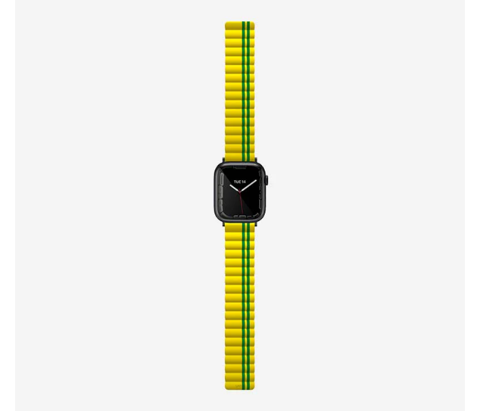 Uniq Revix Reversible Magnetic Brazil Flag Model 45mm Apple Watch Strap - Blue - Zoom Image 2