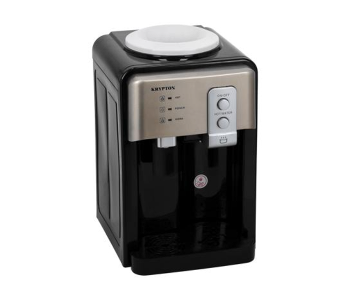 Krypton KNWD6380 500 Watts 2 Taps Hot and Normal Water Dispenser - Black and Silver - Zoom Image 1