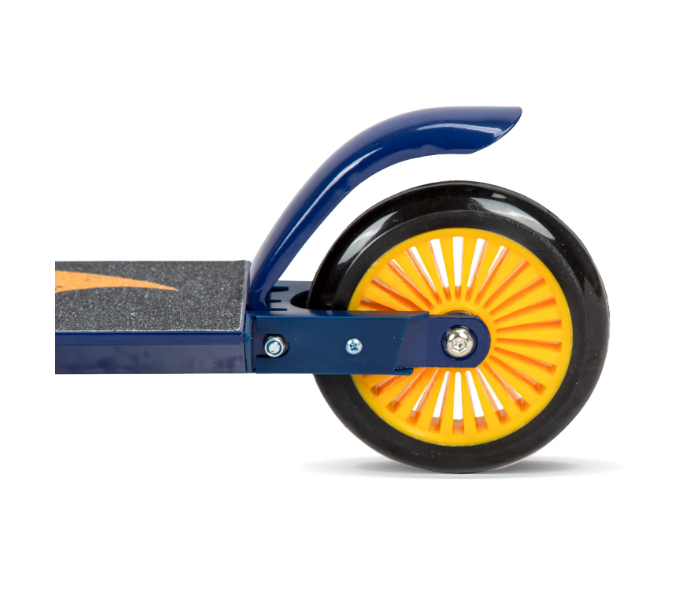 Spartan Batman 120mm Folding Scooter For Kids - Blue and Yellow - Zoom Image 5