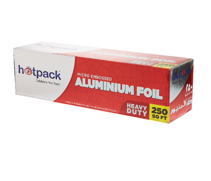 Hotpack AF30250HPE 250 Squarefeet Aluminium Foil Embossed - Silver - Zoom Image 2