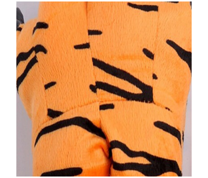 Adult Large Size 40-44 Sized Cartoon Tiger Claw Bag With Cotton Slippers - Orange - Zoom Image 3