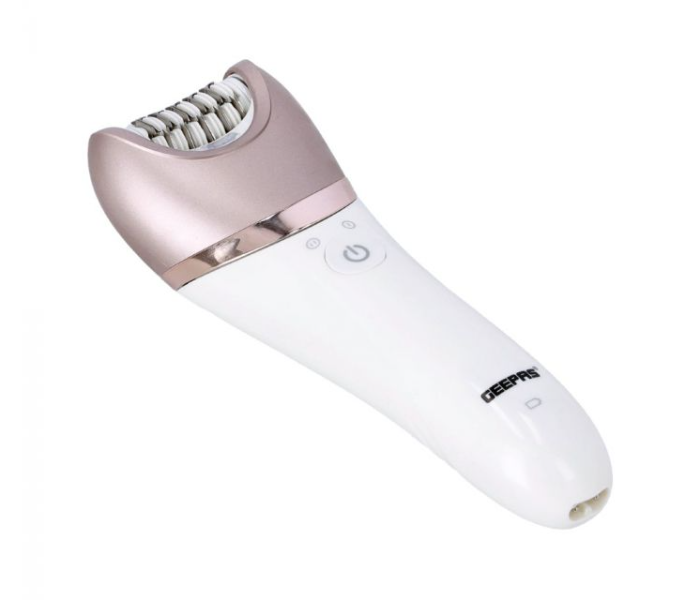 Geepas GLS86053 1400mAh LED Indicator Light Electric Hair Remover Set for Women - White - Zoom Image 2