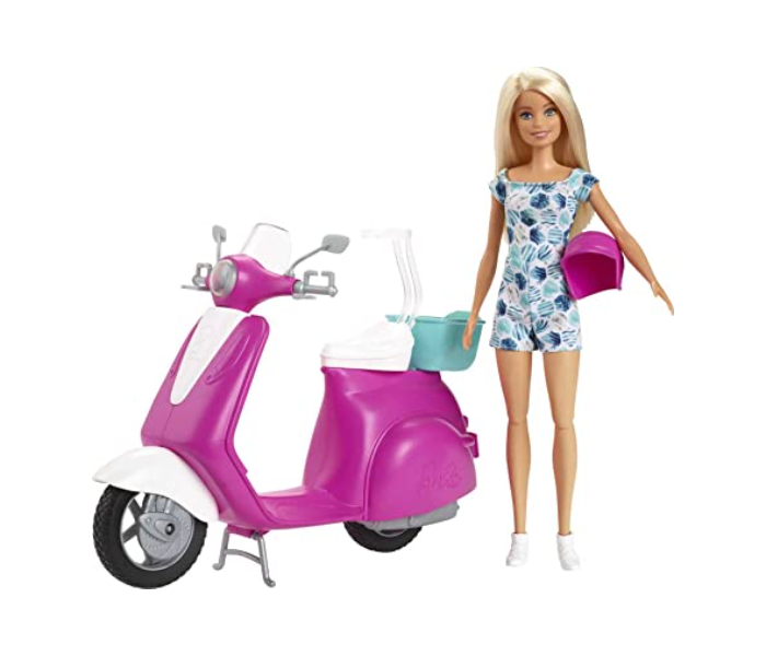 Mattel Barbie Scooter With Doll Activity Toy for Kids - Zoom Image 3