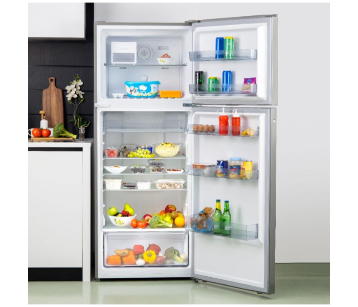 Geepas GRF5109SXHN 500 Litre Double Door Refrigerator - Silver - Zoom Image 3