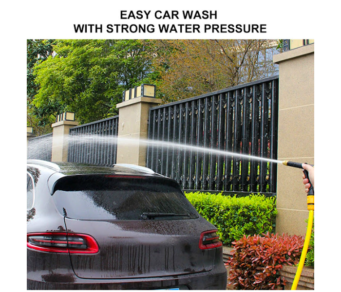 GTC 22000960 High Pressure Car Wash Water Gun Kit With 10 Meter Hose - Black and Yellow - Zoom Image 4