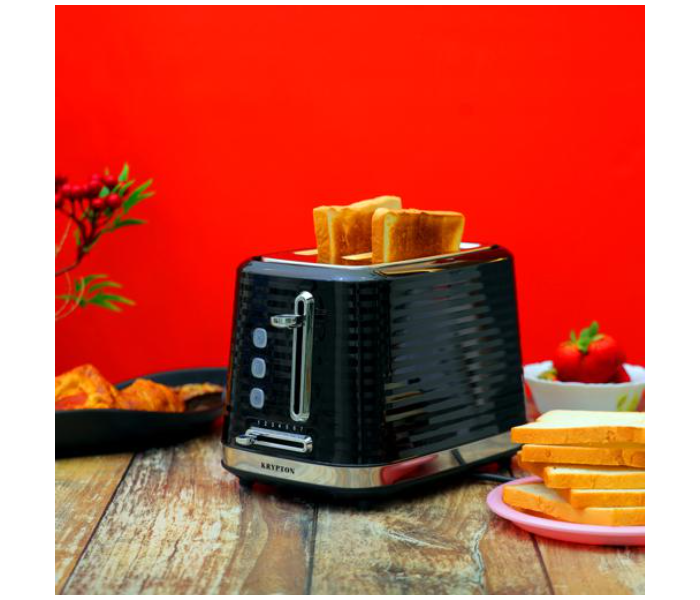 Krypton KNBT6378 Auto Pop-Up 2 Slice Toaster Bread Toaster - Black - Zoom Image 2