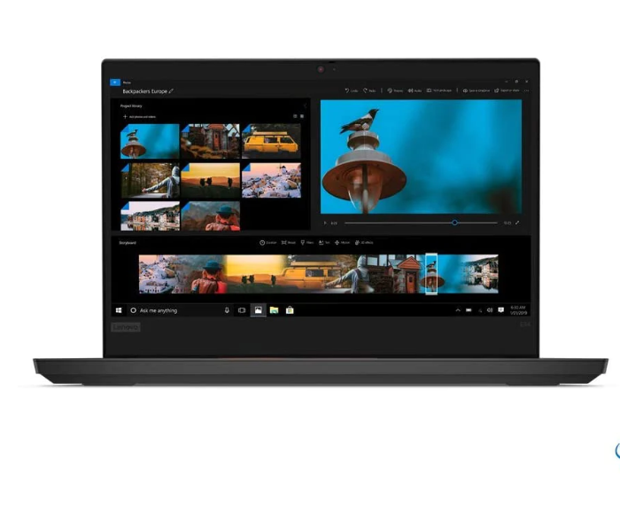 LENOVO THINKPAD E14- 20RAS25R00 14 Inch FHD Intel Core i3 10110U Processor 8GB RAM 1TB HDD Intel HD Graphics DOS English Keyboard - Black - Zoom Image 1