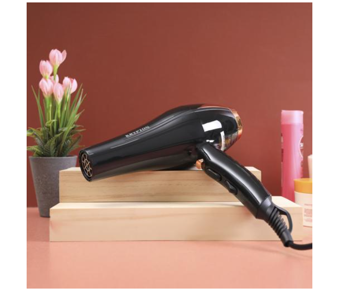 Krypton KNH6298 Portable Powerful 2000Watts Hair Dryer - Black - Zoom Image 4