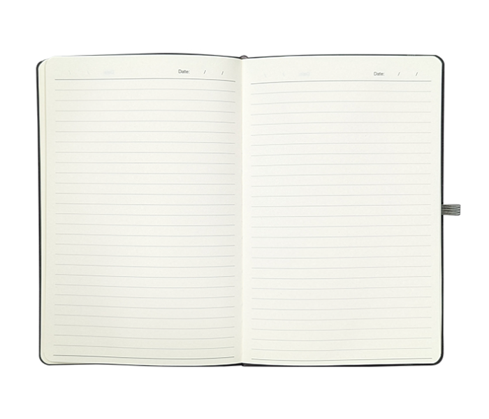 820 A5  Suede Finish Notebook - Grey - Zoom Image 2