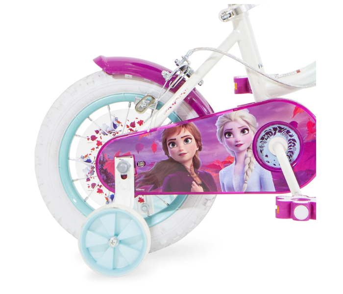 Spartan 12 Inch Premium Disney Frozen Bicycle For Kids - White and Purple - Zoom Image 3