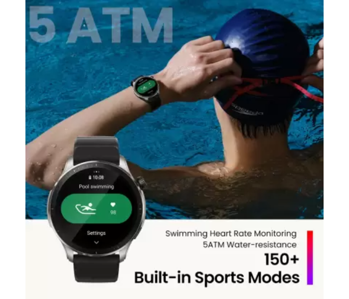 Amazfit GTR 4 Smart Watch - Black - Zoom Image 7