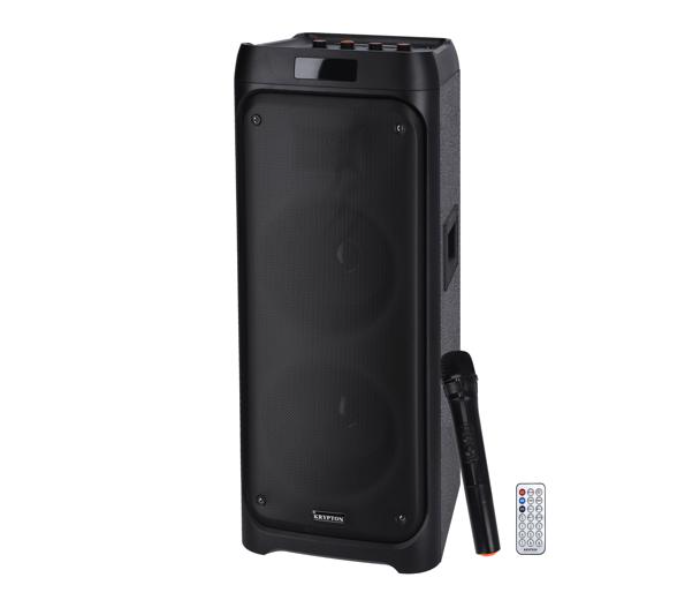 Krypton KNMS5194 6.5 Inch 3600mAh Rechargeable Professional Speaker - Black - Zoom Image 1