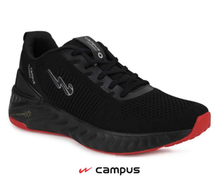 Chicago Pro UK 10 Sized Campus Sports Shoe For Men - Black - Zoom Image