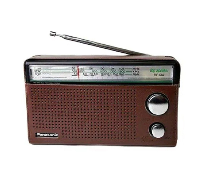 Panasonic RF-562D 3 Band Portable Radio - Brown - Zoom Image 1