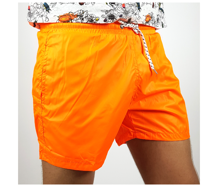 Bright XL Swimming Shorts For Men - Orange - Zoom Image 1