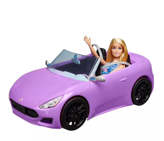 Mattel Barbie Glam Convertible Vehicl Activity Toy for Kids - Zoom Image 1