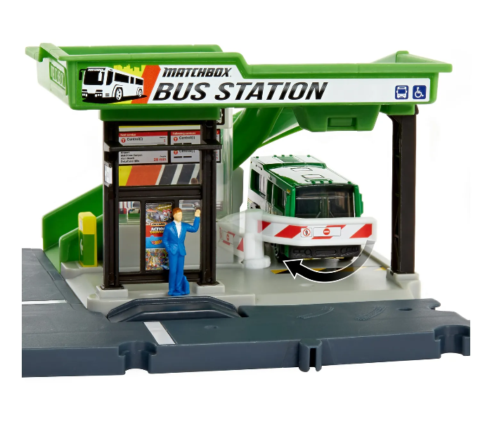 Mattel Match BoxX Action Drivers Bus Station Activity Toy for Kids - Zoom Image 4