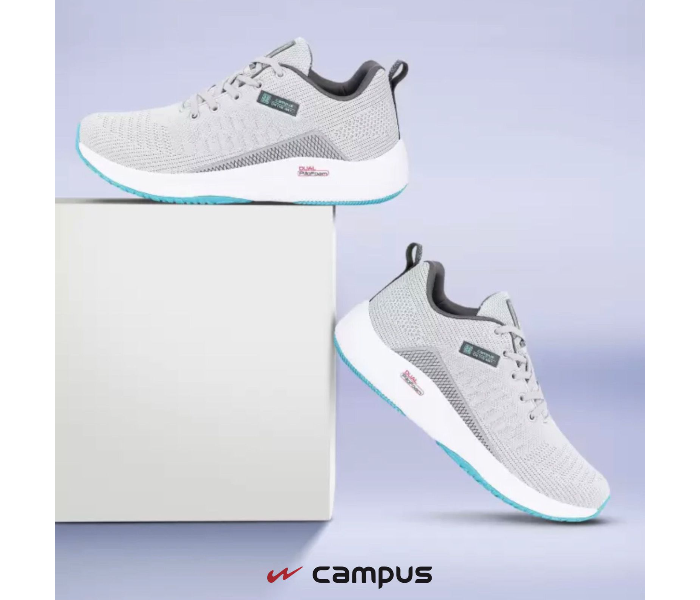 Toll UK 8 Sized Campus Sports Shoe For Men - Light Grey - Zoom Image