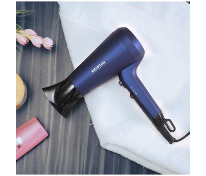 Krypton KNHF5408 Portable 2 In 1 Hair Dryer and Hair Straightener - Blue - Zoom Image 3