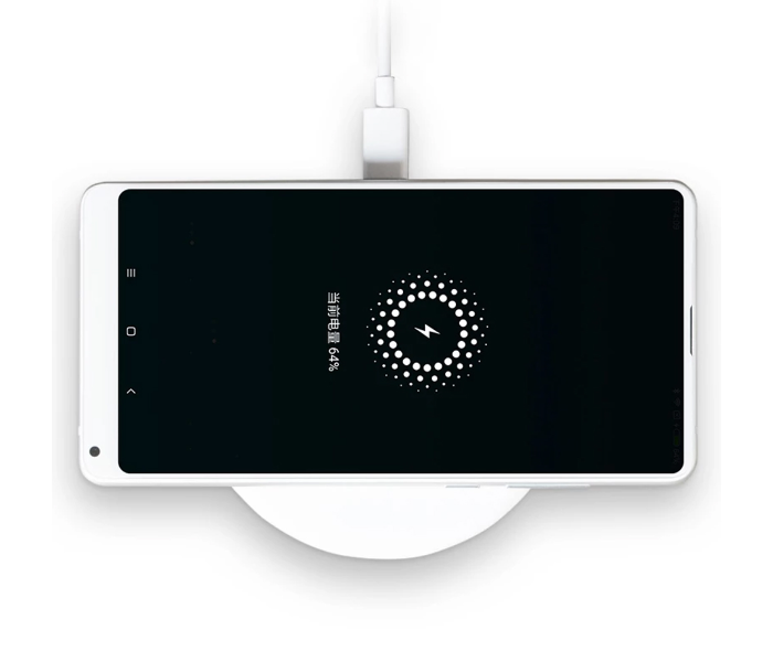 Wireless Magnetic Charger for Smart Phones - White - Zoom Image 2