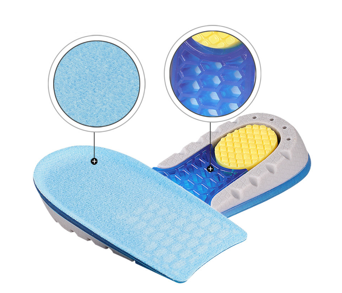 Lightweight Invisible Heightening Pad Heel Pad - Sky Blue - Zoom Image 5