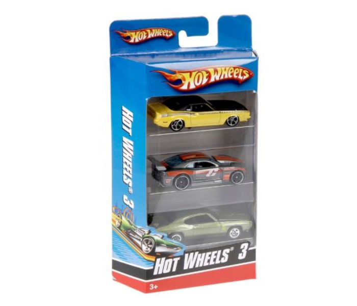 Mattel Hot Wheels Basic Car 3-Pack Activity Toy for Kids - Zoom Image