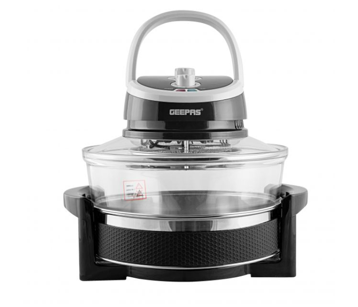 Geepas GHO34048UK 17Litre Turbo Halogen Oven With Extender Ring - Black - Zoom Image 1