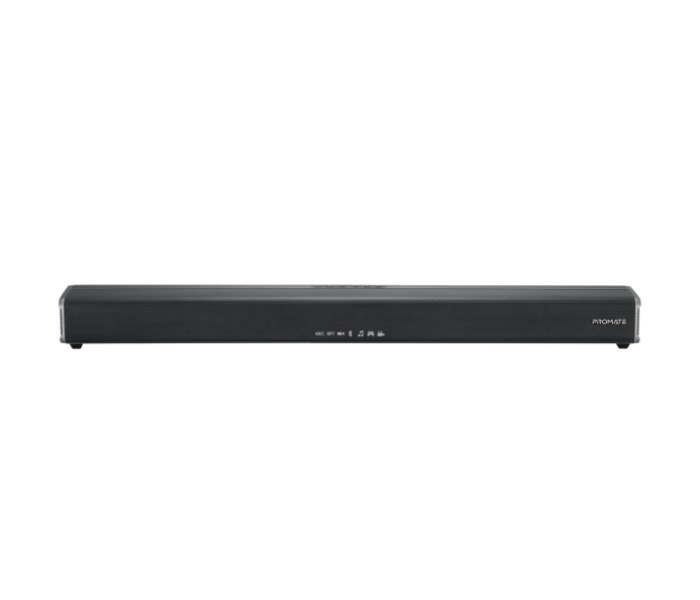 Promate 120Watts Multiple Connectivity and Remote Control 60Watts Subwoofer Soundbar Speaker - Black - Zoom Image 1