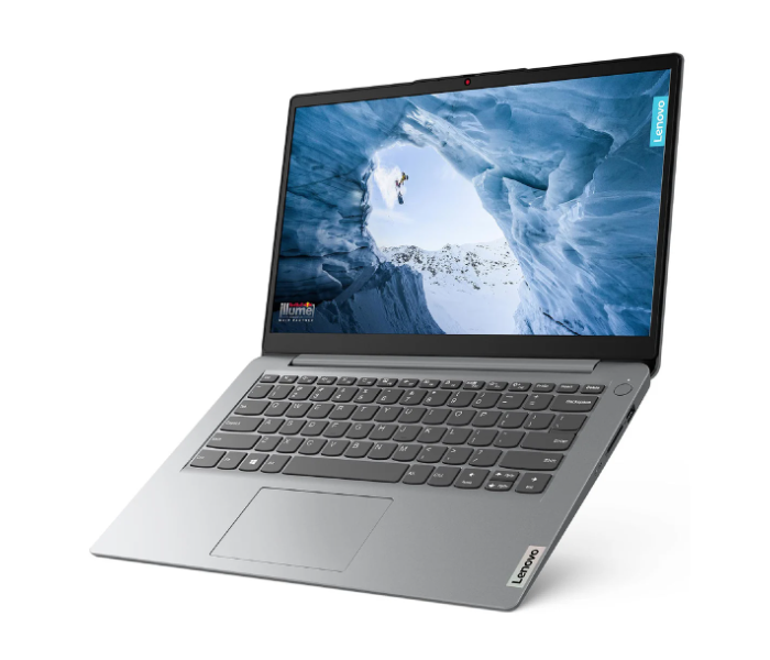 Lenovo 82V60032AX IdeaPad 1 Intel Celeron N4120 14 Inch HD 4GB RAM 128GB SSD Integrated UHD Graphics Windows 11 Arabic English Keyboard - Grey - Zoom Image 3