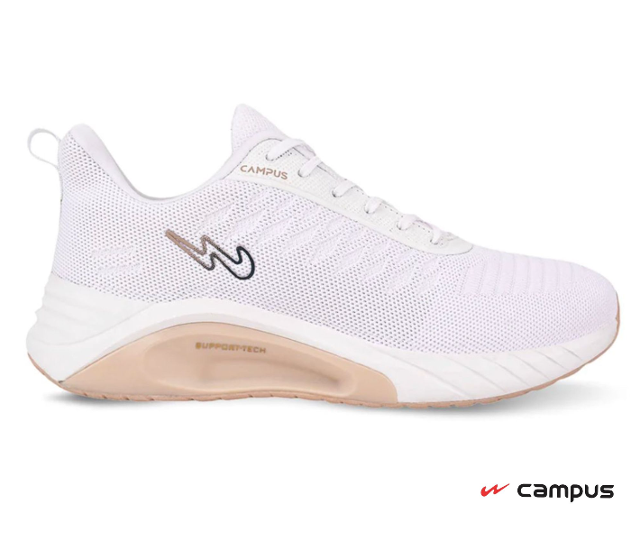 Nido UK 8 Sized Campus Sports Shoe For Men - White - Zoom Image