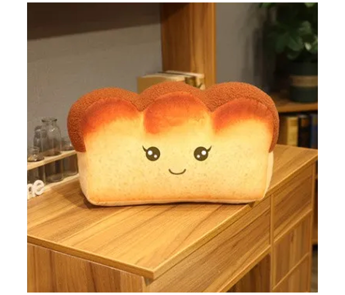 Medium Size Toast Bread Sleeping Pillow - Coffee - Zoom Image 1