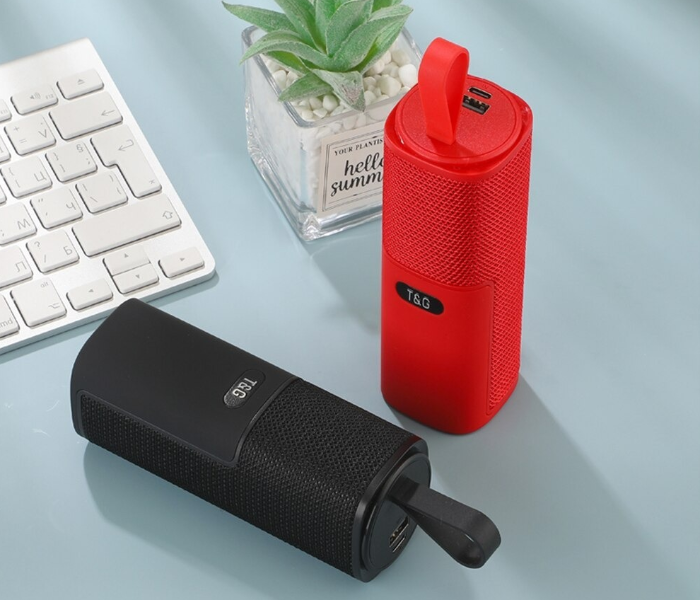 T&G TG807 3 in 1 Multifunctions Wireless Speaker and Earbud with Powerbank - Black - Zoom Image 2