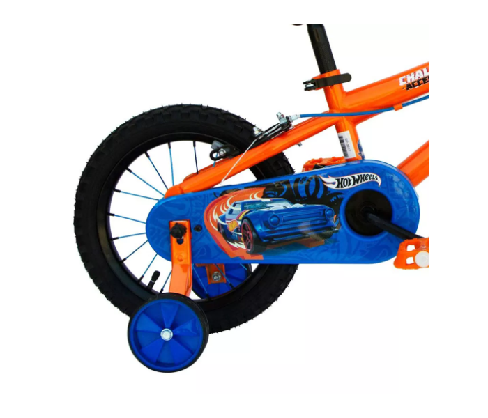 Spartan 12 Inch Mattel Hot Wheels Bicycle For Kids - Blue and Orange - Zoom Image 4