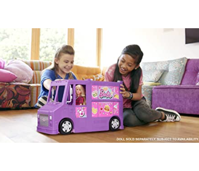 Mattel Barbie Food Truck Playset Activity Toy for Kids - Zoom Image 2