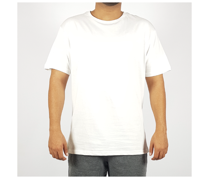 Regular Small Round Neck T-Shirt - White - Zoom Image 1