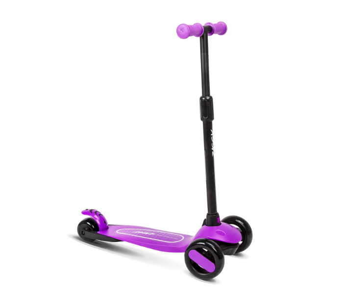 Spartan Ziggy 3-Wheel Tilt Scooter with LED Light For Kids - Purple - Zoom Image 3