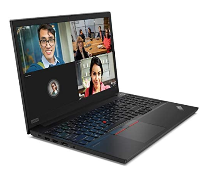 Lenovo E15 G2-20TD000HAD Thinkpad 15.6 Inch FHD Intel Core i7 1165G7 Processor 8GB RAM 512GB SSD Intel IRIS Graphics Windows 10 Pro English Arabic Keyboard - Black - Zoom Image 1