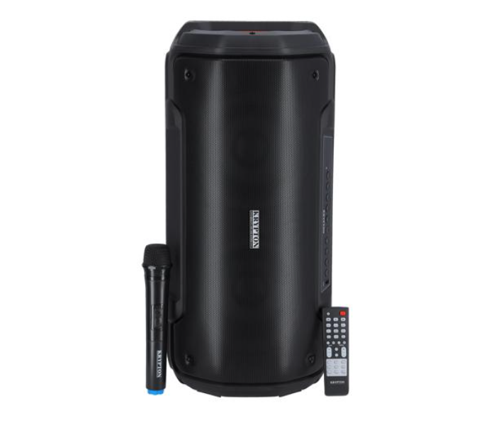 Krypton KNMS5197 3600mAh Portable And Rechargeable Professional Speaker - Black - Zoom Image 1