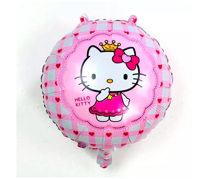 Hello Kitty 18 Inch Crown Aluminum Balloon - Pink - Zoom Image