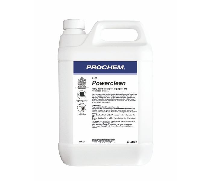 Prochem D488 5Litre Stain Cleaner Powerclean - Zoom Image