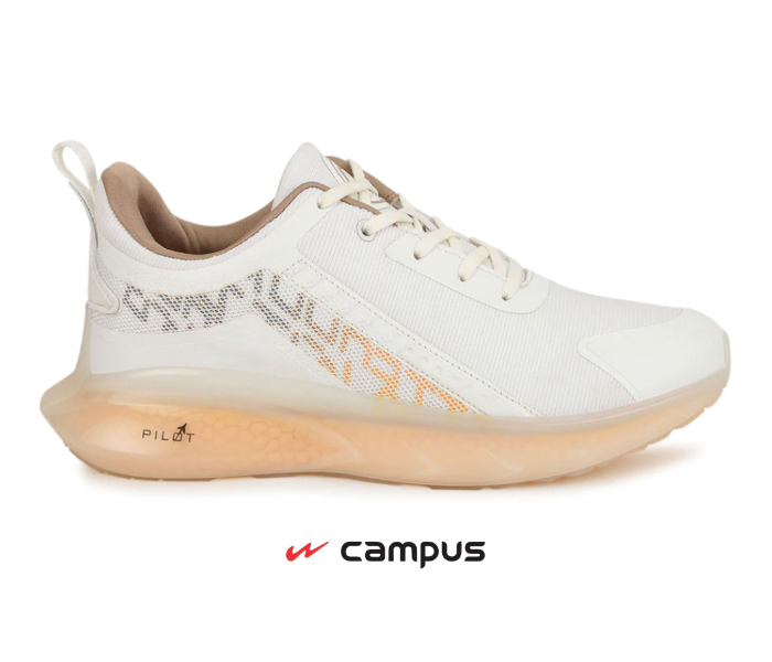 Syclone UK 8 Sized Campus Sports Shoe For Men - White - Zoom Image