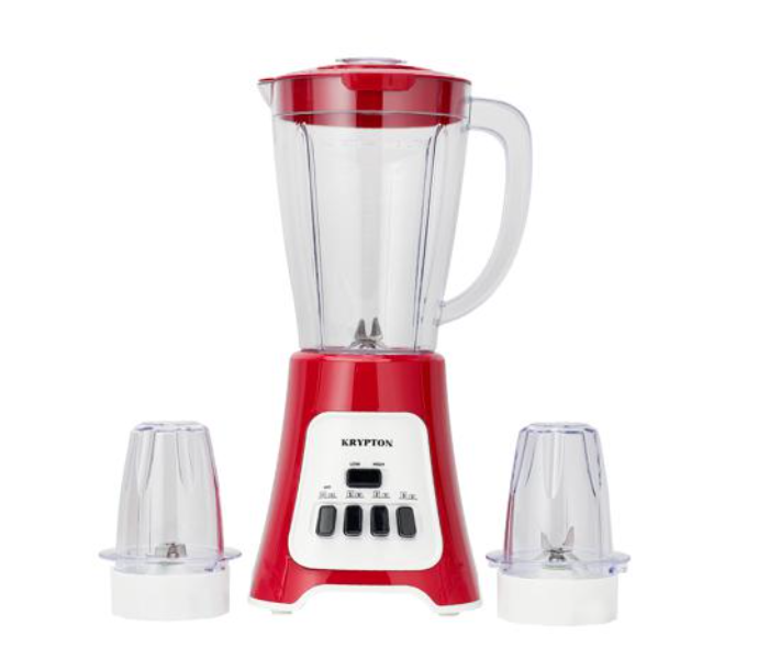 Krypton KNB6291 400Watts 6 Speed Selection 3-in-1 Blender - Red - Zoom Image 1