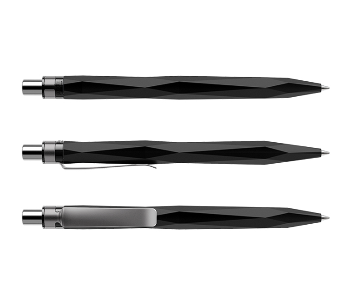 Prodir 821  Push Ball Pen In Stone - Carbon Black - Zoom Image 1