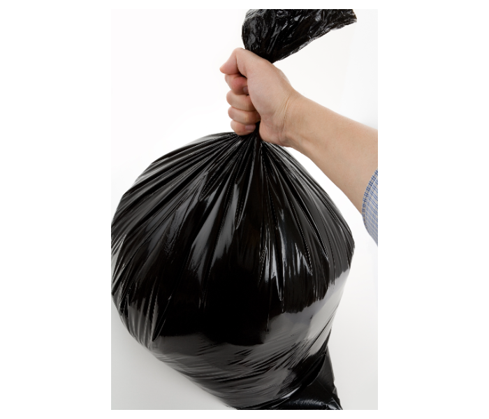 Hotpack GH105130 Set of 10 Pieces 105x130cm 70 Gallon Heavy Duty Garbage Bag - Black - Zoom Image 3