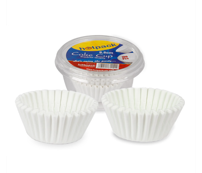 Hotpack PCC9.5 Set of 100 Pieces 9.5 mm Cake Cup - Zoom Image 1