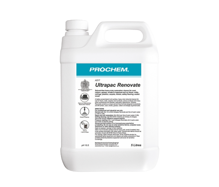 Prochem A217 5Litre Stain Cleaner Ultrapac Renovate - Zoom Image