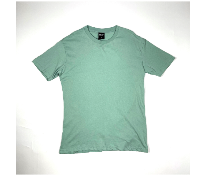 Regular Small Round Neck T-Shirt - Light Green - Zoom Image 3